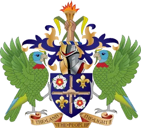 St. Lucia coat of arms